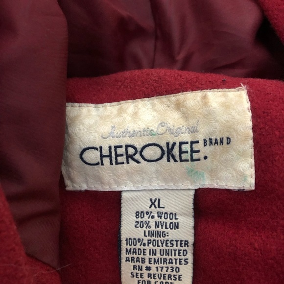 Cherokee Women’s Light Coat Wool Blend - Picture 5 of 5